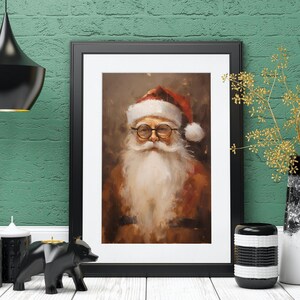 Vintage Santa Claus Printable Xmas Rustic Santa Claus Prints - Etsy