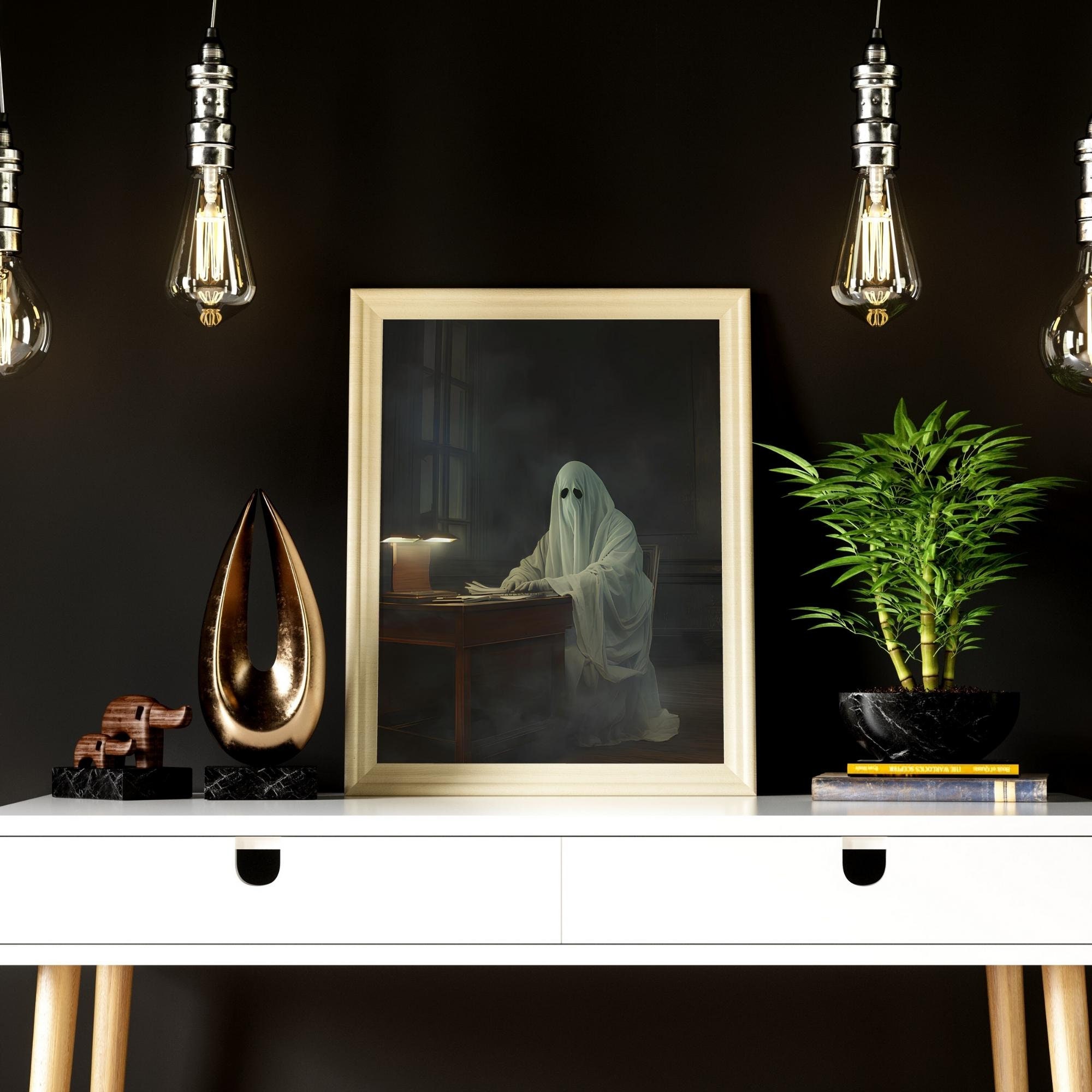 Halloween Printable Ghostly Wall Art Spooky Season Ghost Prints ...