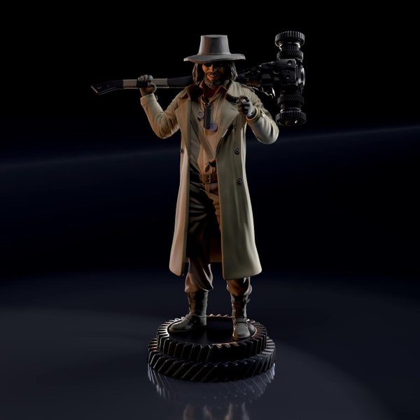 Karl Heisenberg Statue STL File, 3D Digital Printing STL File for 3D Printers, Movie Characters, Games, Figures, Di günorama 3D Model