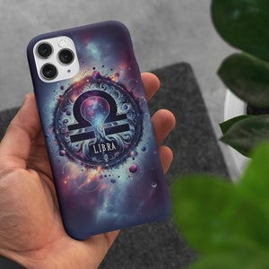 Aesthetic Designer Colorful Libra Zodiac IPhone Case For iPhone 11, 12, 13, 14, 15, Pro Max, and Plus