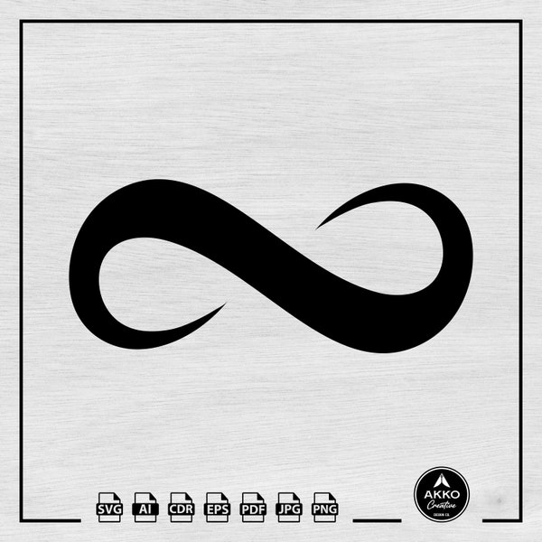 Infinity Svg Png, Endless Svg, Infinity Symbol Svg, Eternity Svg, Infinity Clipart, Infinity Icon, Svg Cut File for Cricut and Silhouette