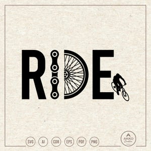 Rit Svg Png, Fietsshirt, Fietser, Cyclus Clipart, Cricut Silhouette Plotter Cut-bestand