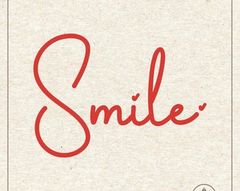 Smile Svg Png, Motivational Mood Shirt, Clipart, Cricut Silhouette Cut File