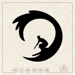 Surf Wave Svg Png, Surfer Svg, Big Wave Svg, Surfing Svg, Surfboard Svg ...