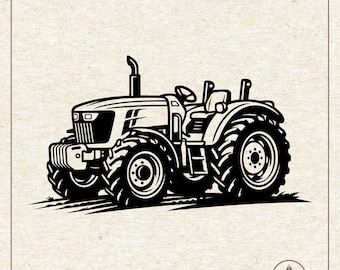 Tractor Svg Png, Farming Vector, Farm Clipart, Cricut Silhouette Cut File