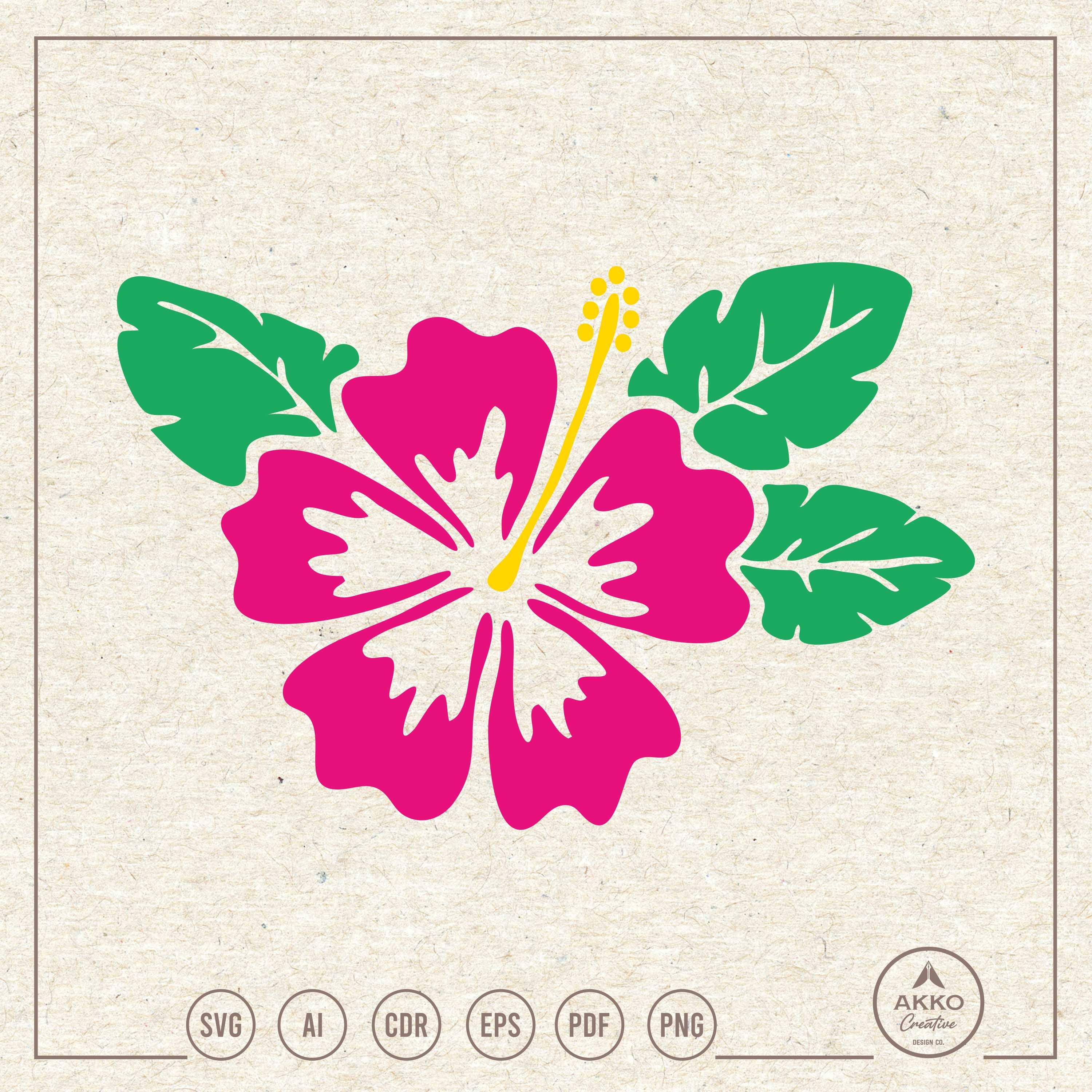 Hibiscus Flower Svg Png, Aloha Clipart, Cricut Silhouette Plotter Cut ...