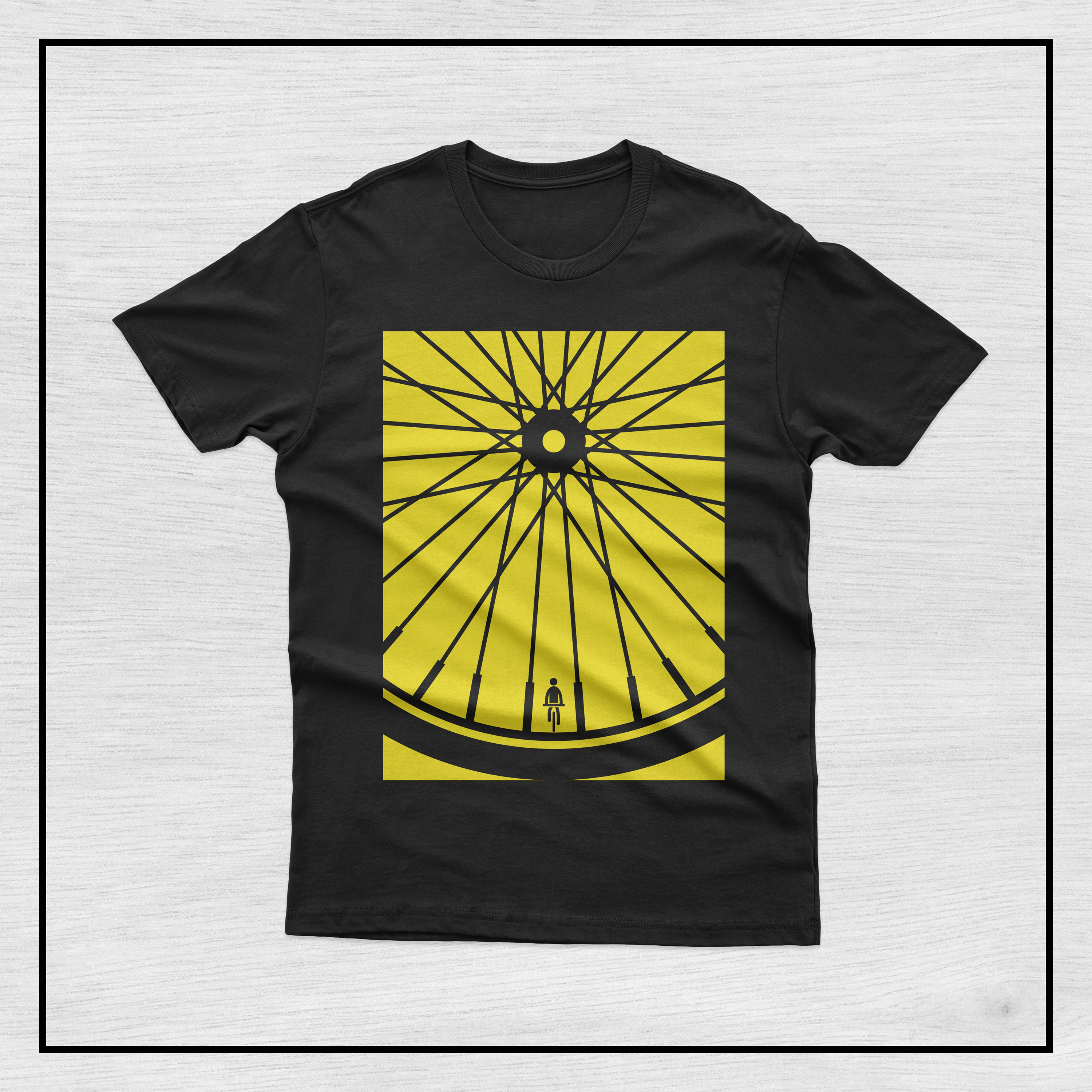 Bike Wheel SVG, Bicycle T-shirt Design, Layered Cut File (digital ...