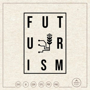 Futurismo Svg Png, Camiseta de Tecnología Agrícola Inteligente, Imágenes prediseñadas de tecnología, Archivo de corte Cricut Silhouette