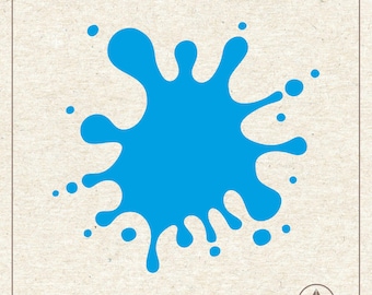 Milch spritzen Svg Png, Farbe Splatter Clipart, Cricut Silhouette Plotterschnitt Datei