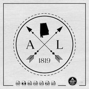 Alabama geschnitten Datei für Cricut und Silhouette