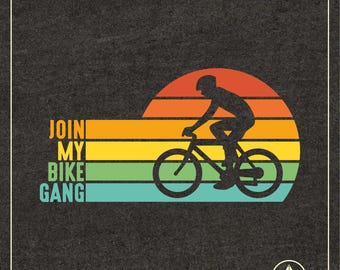 Mountainbike-Svg Png, Mountainbike-Shirt Fahrradtour, Radfahrer Geschenk, Clipart, Silhouette Cut-Datei