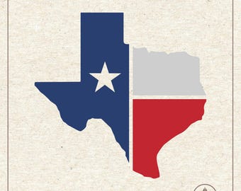 Texas State Flag Svg Png, Clipart, Cricut Silhouette Plotter Cut File