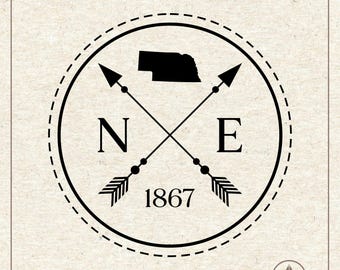 Nebraska Svg Png, Clipart, Cricut Silhouette Cut File