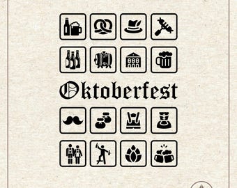 Oktoberfest Svg Png, Beer Clipart, Bavarian Pretzel Cut File Cricut Silhouette