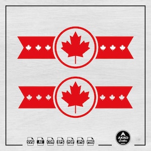 Canadá Svg Png, Hoja de arce canadiense Svg, Bandera de Canadá Svg, Svg canadiense, Banner de Canadá Svg, Archivo de corte Svg para Cricut y Silhouette