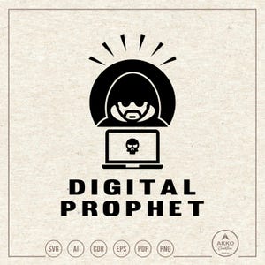 Digital Prophet Svg Png, Hacker Shirt, Clipart, Cricut Silhouette Plotter Cut File