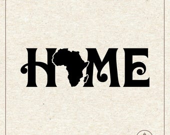 Africa Map Svg Png Juneteenth Shirt African Clipart Cricut Silhouette Cut File