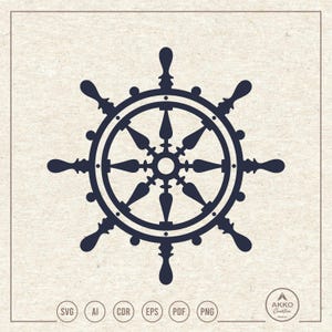 Ship Steering Wheel Svg Png, Rudder Svg, Helm Svg, Boat Wheel Svg, Ship Wheel Svg, Maritime Svg, Clipart, Svg Cut File Cricut Silhouette