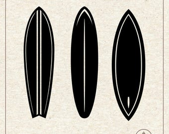 Surfboard Bundle Svg Png, Surf Clipart, Cricut Silhouette Plotter Cut File