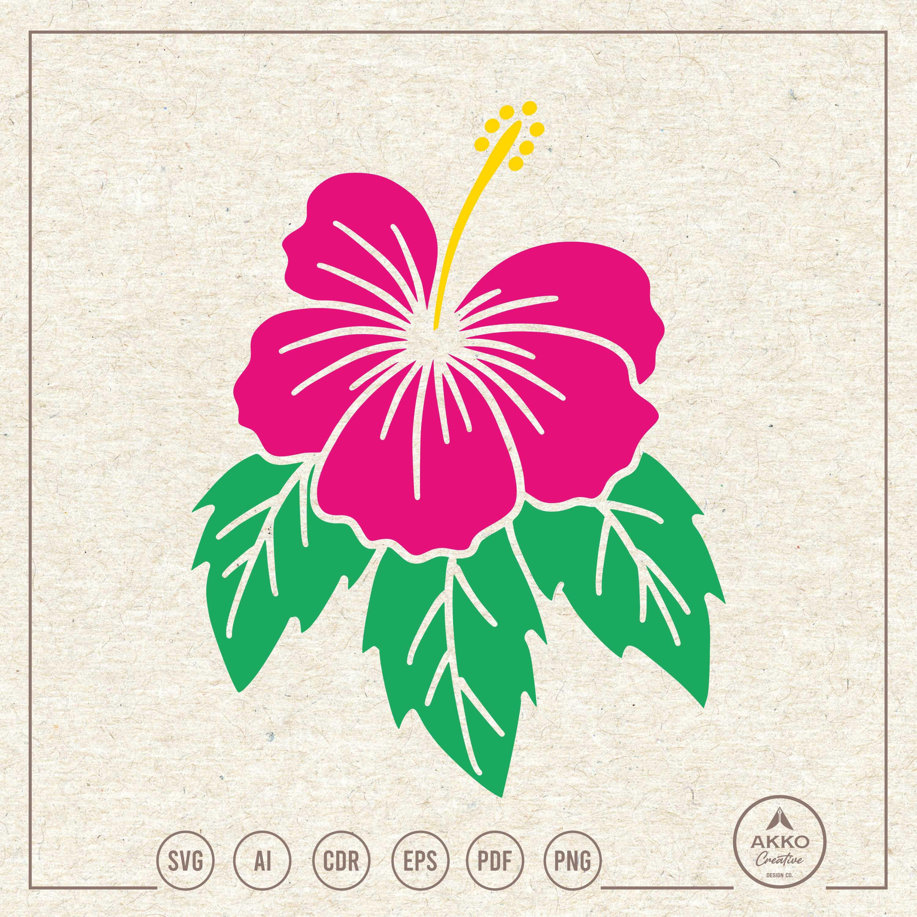 Hibiscus Flower Svg Png, Tropical Clipart, Cricut Silhouette Plotter ...