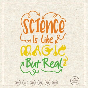 Science Is Like Magic But Real Svg Png, Science Svg, Science Teacher Svg, Stem Svg, Scientist Svg, Clipart, Svg Cut File Cricut Silhouette