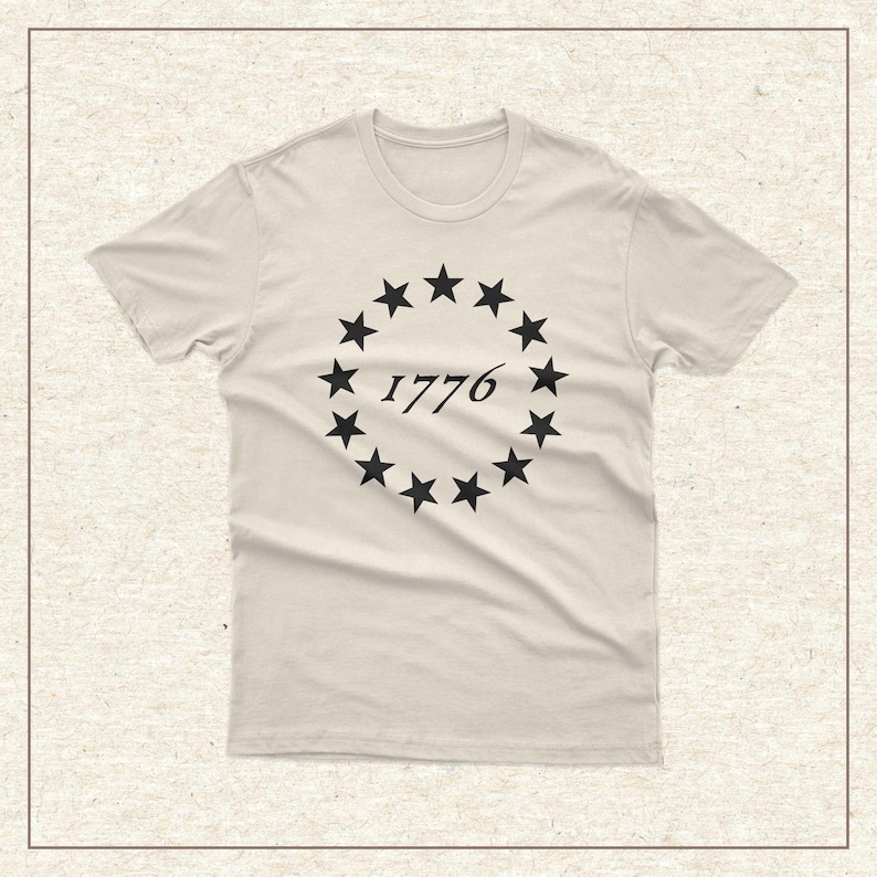Bandera de Betsy Ross SVG PNG, 1776 imágenes prediseñadas, archivo de corte para trazador de silueta Cricut imagen 3