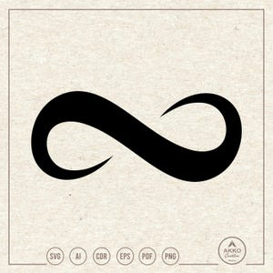 Infinity Svg Png, Endless Clipart, Cricut Silhouette Plotter Cut File