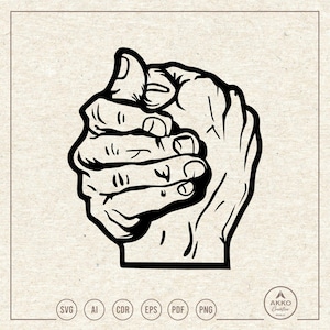 Handshake Svg Png, Hands Clipart, Cricut Silhouette Plotter Cut File