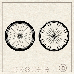 Bicycle Wheel Svg Png, Bike Tire Svg, Bike Parts Svg, Cycle Wheel Svg, Cycling Svg, Bike Tires Svg, Svg Cut File for Cricut and Silhouette