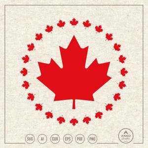 Canadian Maple Leaf Svg Png, Canada Svg, Flag of Canada Svg, Canadian Svg, Happy Canada Day Svg, Svg Cut File for Cricut and Silhouette