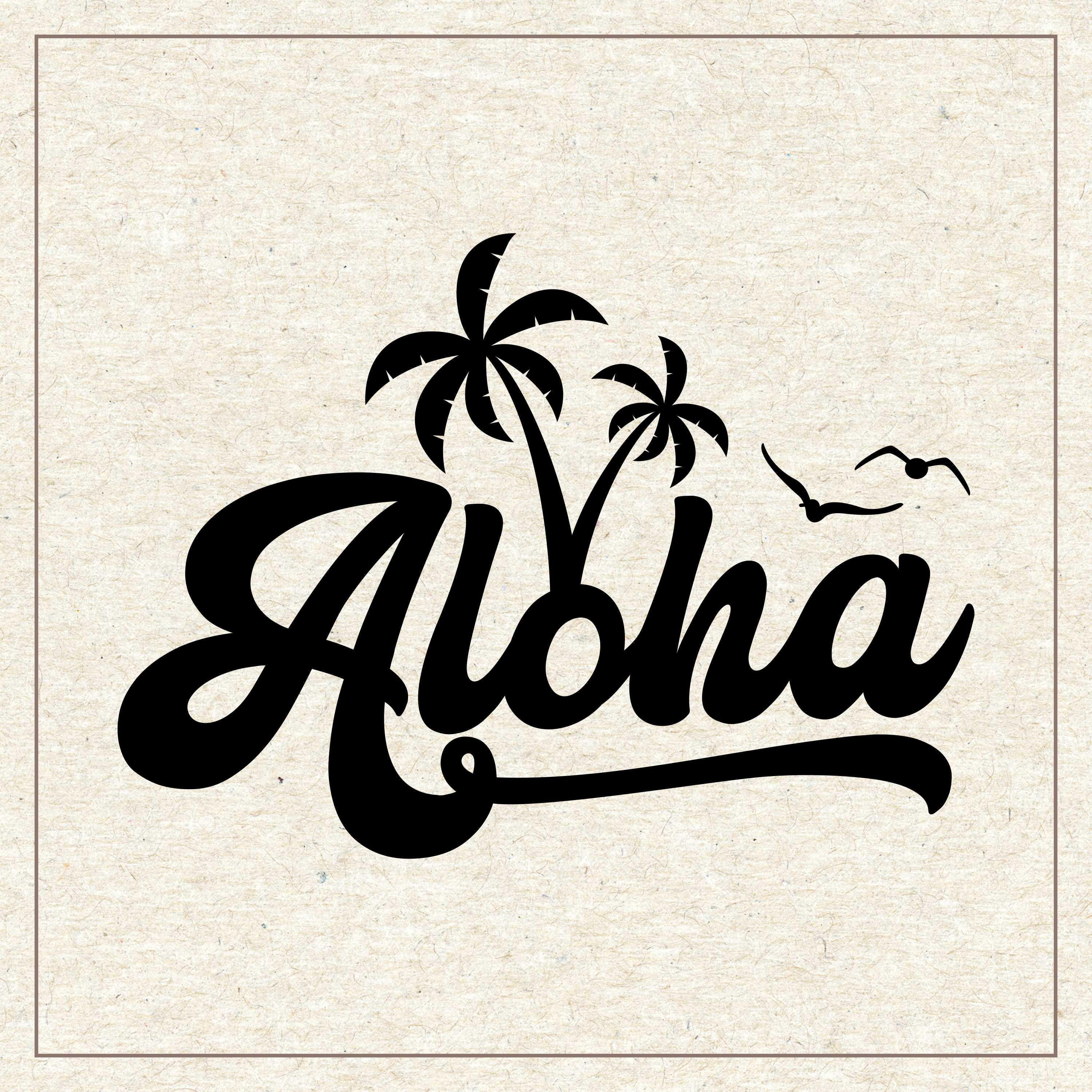 Aloha Svg Png, Hawaiian Clipart, Cricut Silhouette Cut File - Etsy