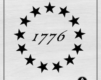 Betsy Ross Flag Svg Png, 1776 Svg Png, US 13 Stars Svg, Independence Day Svg, 4 July Svg, 1776 Shirt, Svg Cut File for Cricut and Silhouette