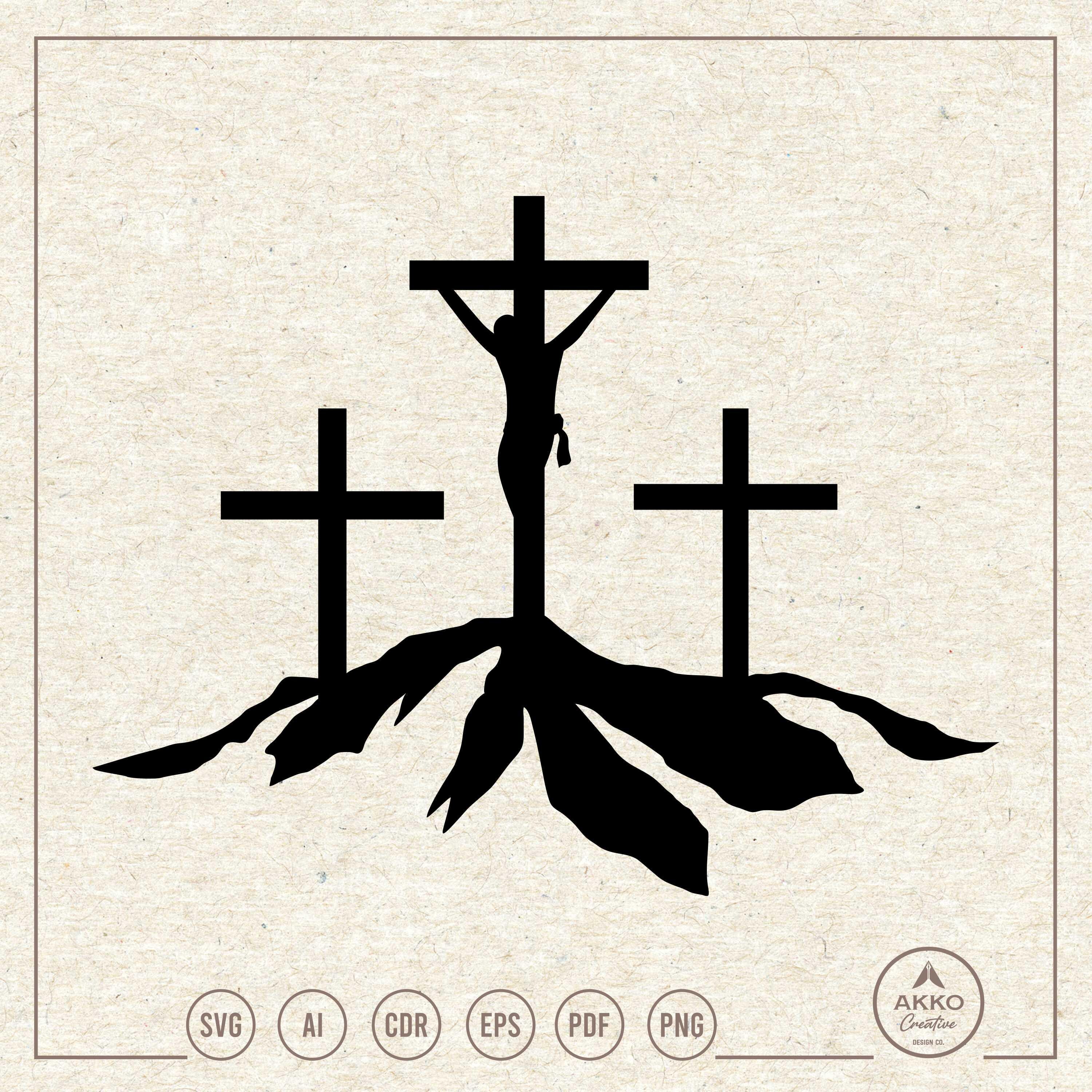 Jesus Cross Svg Png, Christian Clipart, Cricut Silhouette Plotter Cut ...