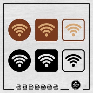 Wifi Icon Svg Png, Wifi Bundle Svg, Modem Svg, Internet Svg, Tech Svg, Technology Svg, WiFi Clipart, Svg Cut File for Cricut and Silhouette