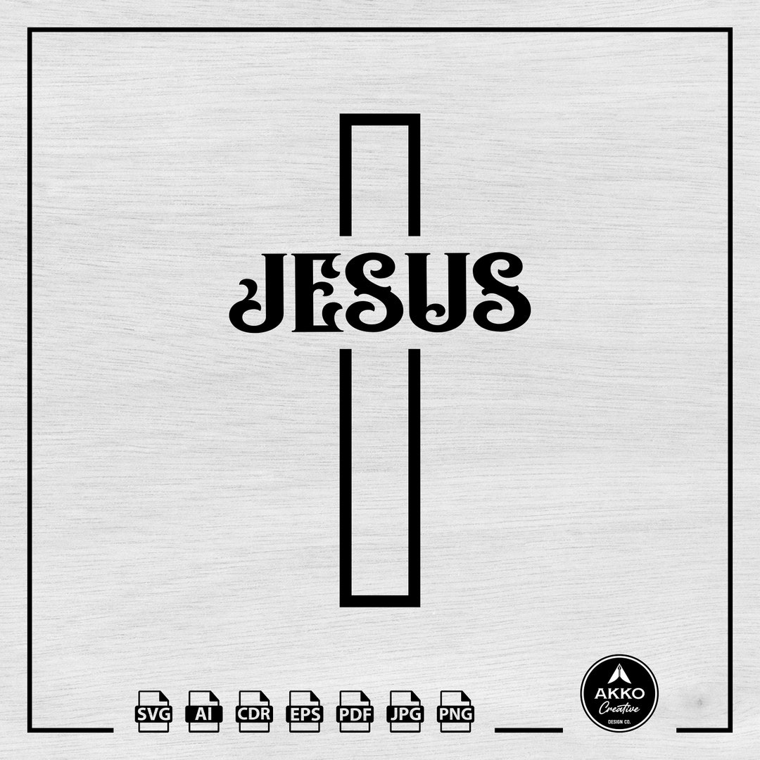 Jesus Svg Png, Christian Svg Png, Jesus Cross Svg, Jesus Christ Svg ...