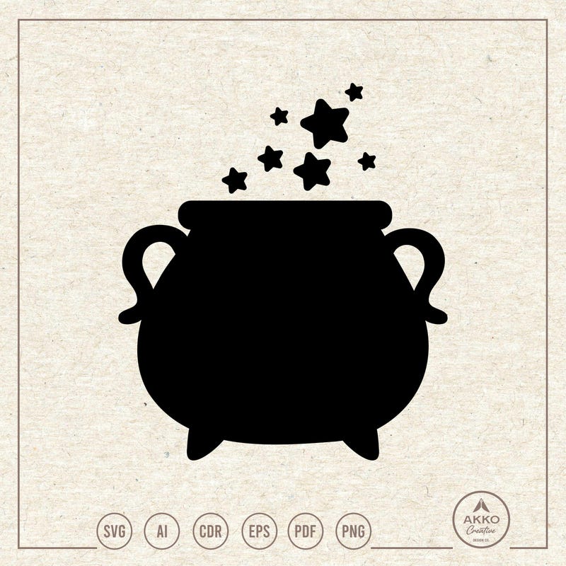 Cauldron Svg Laser Cut - Etsy