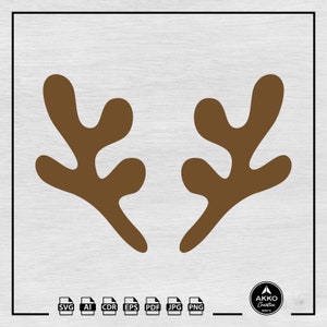 Hirschgeweih Svg Png, süßes Hirschgeweih Dekor, Rentiergeweih Dekor, Elch Geweih Dekor, Hirschgeweih Dekor, Hirschgeweih Dekor, Hirschgeweih geschnitten Datei für Cricut und Silhouette