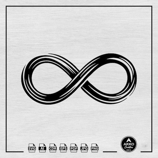 Infinity Svg Png, Infinity Symbol Svg, Endless Svg, Infinity Icon Svg, Infinity Clipart, Infinity Design, Svg Cut File Cricut and Silhouette