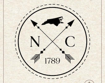 North Carolina Svg Png, Clipart, Cricut Silhouette Cut File