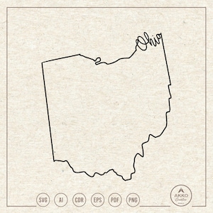 Ohio Svg Png, Ohio State Svg, Ohio Map Svg, Ohio Shirt Svg, Ohio Hand Lettering, Vector Graphics, Clipart, Svg Cut File Cricut Silhouette