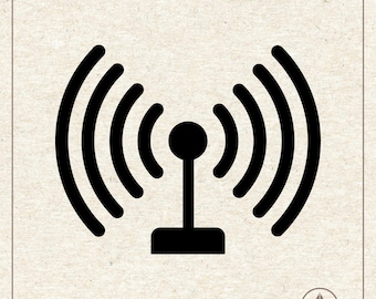 WiFi Svg Png Modem Router Clipart Cricut Silhouette Cut-bestand (digitale download)