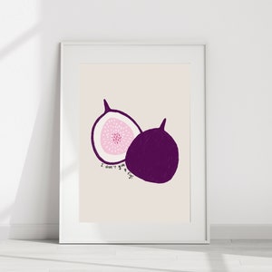 ¡Me importa un comino! Impresión de arte retro de moda, descarga digital de arte gastronómico, póster inspirado en los años 70, impresión estética de arte de pared para cocina y hogar
