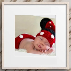 Handmade Crochet Photography Prop Baby Photo Props Set Newborn Knitted Hat and Pants Outfits Children's Clothing