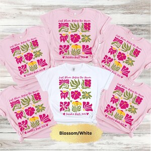 Custom Floral Bachelorette Party Shirt, Flower Garden Party Bachelorette Shirt, Brides Last Bloom Shirt, Wildflower Bachelorette Gifts