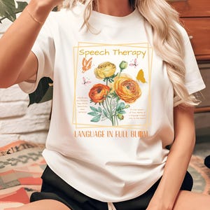 Speech Therapy Shirt, Speech Therapist Gift, Speech Language Pathologist Tee, SLPA Pathology Nurse T-shirt, Teacher Appreciation, Graduation