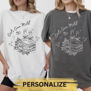 Bachelorette Party Shirts, Personalized Book Lover Bachelorette Party T-shirts, Reading Teacher Librarian Gift, Boho T-shirt, Book Club