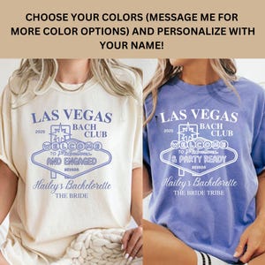 Vegas Bachelorette Party Custom Shirt, Personalized Bachelorette Party Shirt, Las Vegas Bridal Party Gift, Comfort Colors Bridal Party Tee