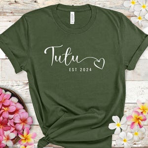 Grandma Tutu Gift, Hawaiian Grandmother Tutu Shirt, Mom Tee, First Time Grandma, Vacation To Hawaii, Present for Mom, Hawaiian Culture