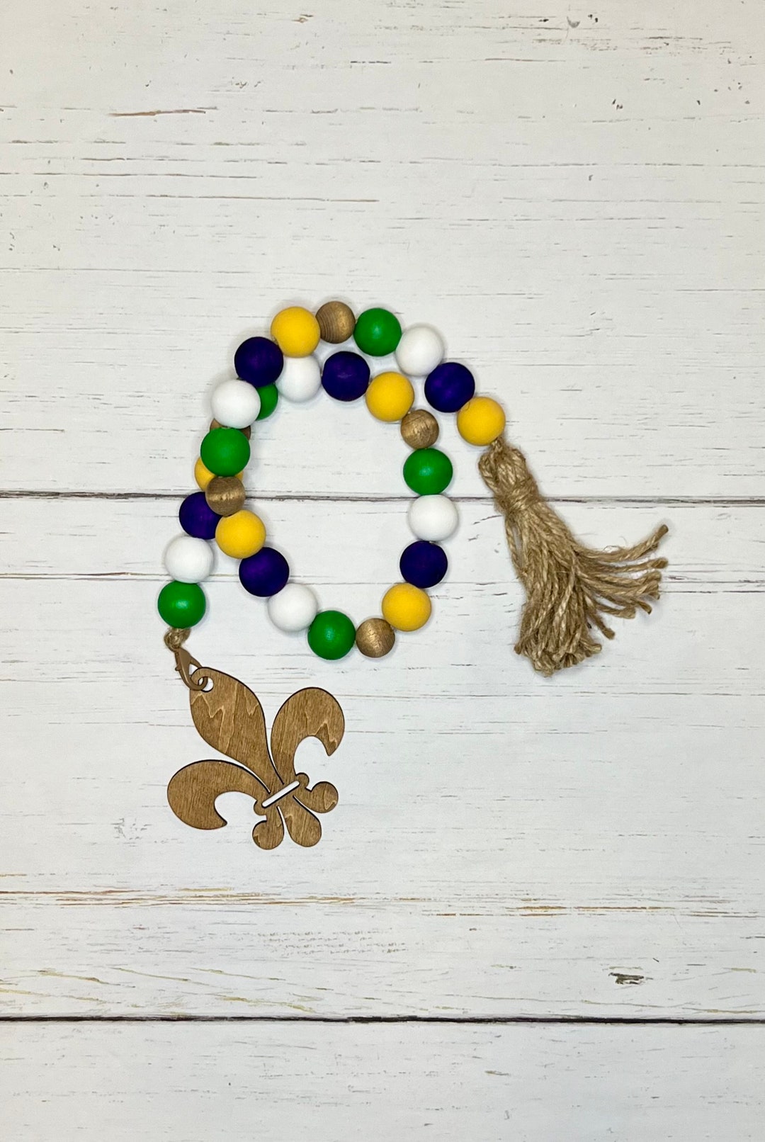 mardi gras tiered tray