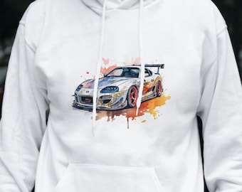 Toyota Supra MK4 JDM Moletom Com Capuz | Moletom Toyota Supra Presente Unissex